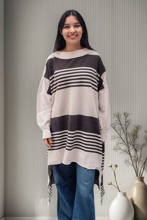 Maxibuzo Oversize Bolsillo Talle Grande Importado India