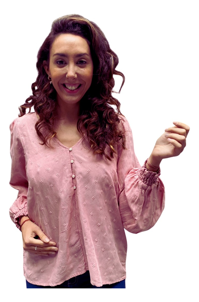 Camisa Blusa Mujer Talles Grandes Bordado Flores Algodón - Imagen 8