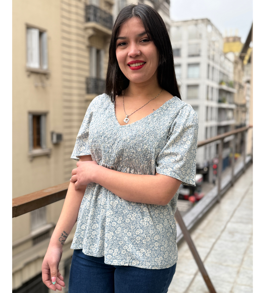 Blusa Wonderly Estampada Algodon 100% Premium Importado - Imagen 6
