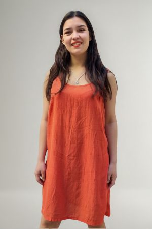 Vestido Kappahl Liso Sin Manga Talle Grande Importado India