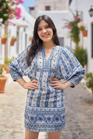 Tunica Maison Paris Vestido Print Calidad Premium Importado