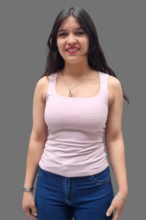 Musculosa Blusa Slim Body Contour Elastizado Mujer Importad