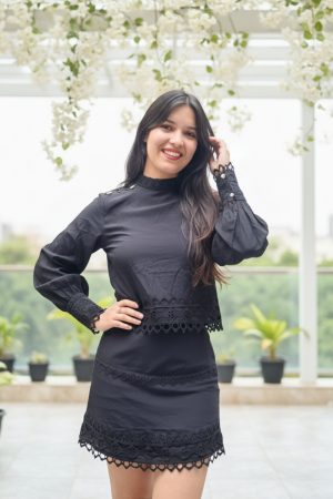 Conjunto Nikkie Pollera Falda+top Calada Short Interno