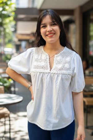 Blusa Lucky Brand Premium Algodon 100% Chic Mujer Importado