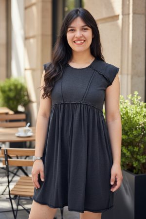 Vestido True Craf Corto Sin Manga Mujer Verano Importado