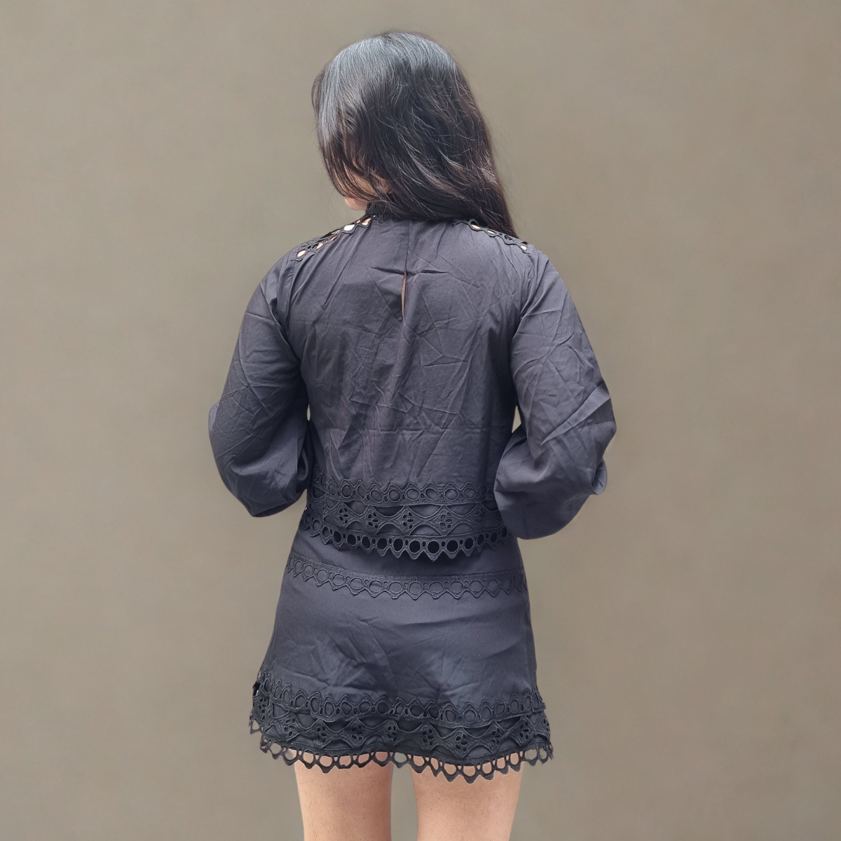 Conjunto Nikkie Pollera Falda+top Calada Short Interno - Imagen 6